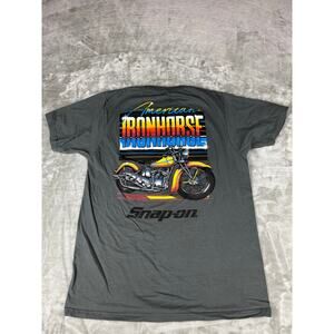 Snap-On Tools American Iron Horse Motorcycle Graphic Tee L